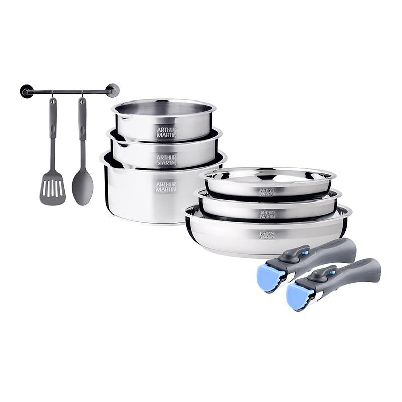 Batterie De Cuisine Arthur Martin Inox 10 Pièces Bon état -  reconditionné disponible sur Electro Depot